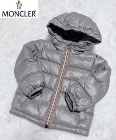 ベビーキッズ MONCLER モンクレール ダウン グレー Mサイズ 85cm