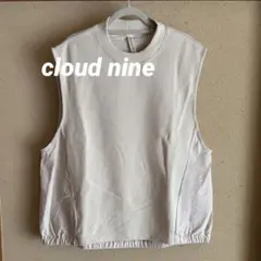 cloud nine オフホワイト ベスト