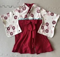 袴ロンパース　美品　90
