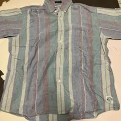 GANT SALTY DOG ストライプ 半袖シャツ L