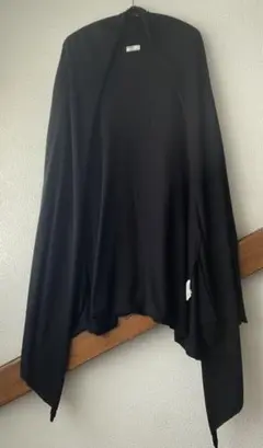 コットンu0026シルクu0026カシミア 黒 ロングカーディガン Jスタンダードラックス F