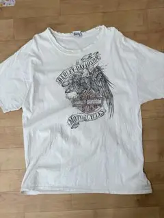 ハーレー・ダビットソン Tシャツ XL 白 古着