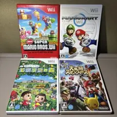 ⭐️24時間以内発送⭐️ Wiiソフトまとめ売り　4本セット　スマブラx マリカー