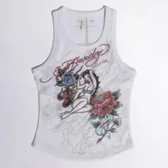 [Sculptor X Ed Hardy] Rib Tank Top