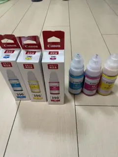 キャノン canon 390純正 Y M C 6本セット