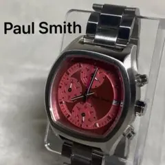 【希少】Paul Smith ポールスミス ピンク調 腕時計 クロノグラフ