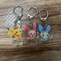 ポケモン ポケまぜ アクリルチャーム ピカチュウ プラスル マイナン 推し旅