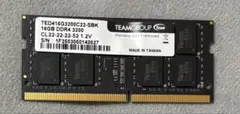 TEAMGROUP /DDR4-3200 /16GB /ノートパソコンメモリー