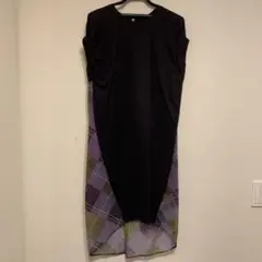 ヤンチェオンテンバール　シャーリングワンピース【check chan】