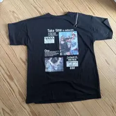 肩ファスナー　プリントTシャツ　ブラック　ウィゴー　スピンズ