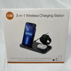 ★ワイヤレス充電器　3in1 急速充電　iphone Android