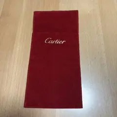 Cartier カルティエ 赤 フェルトポーチ 保存袋 布袋