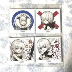トワツガイ　スタンプイラスト　缶マグネット　双子　2種セット