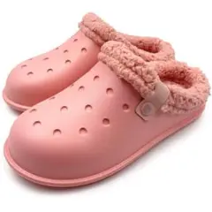 【新品・未使用】冬用サンダル　ピンク　もこもこ　防水　かわいい❤︎