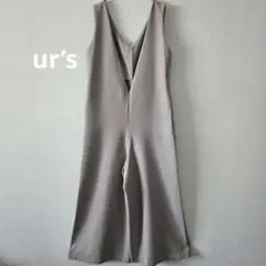 ur’s　ユアーズ　サロペット　ワイドパンツ　M　オールインワン