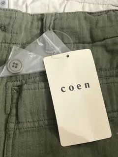 coen オリーブグリーン ショートパンツ 新品タグ付き