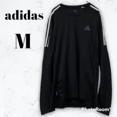 adidasアディダス 指穴付き長袖トレーニングスポーツウェア 速乾◆M1052