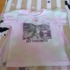 ピンク グラフィックTシャツ サイズ120