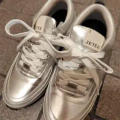 JETÉE シルバー スニーカー