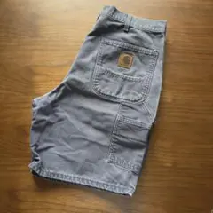 【USA製】 carhartt ダック地　ショーツ w34