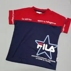 FILA 赤/紺 Tシャツ 星型ロゴ