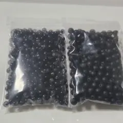 黒のガラスビーズ 複数パック　550g