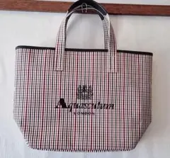 Aquascutum チェック柄 トートバッグ