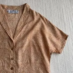 バランタイン ballantyne シルク 半袖 シャツ イタリア製
