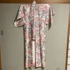 のの様【未使用】着物　小紋　ピンク　花柄