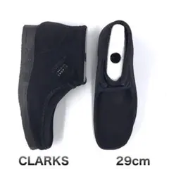 29cm CLARKS クラークス ワラビー ブーツ ブラック 新品未使用