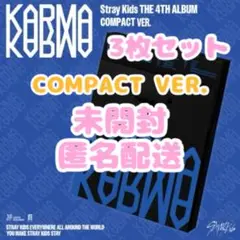 StrayKids スキズ KARMA COMPACT VER 3枚
