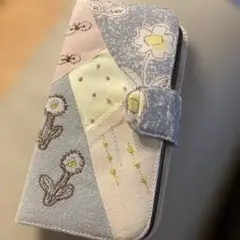 ハンドメイド作家　ミナペルホネン 手帳型スマホケース4500円タグ付