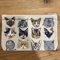 新品　STRAND BOOK STORE　 ポーチ　猫　レア柄