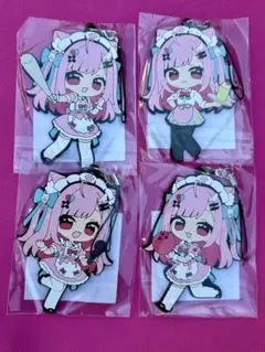 【新品】結城さくな ラバーストラップ クリアファイル セット ラウンドワン限定