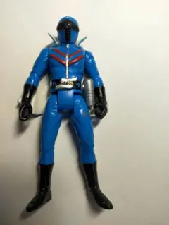 秘密戦隊ゴレンジャー　青レンジャーサイズ　10センチ程度　硬質フィギュア特撮戦隊