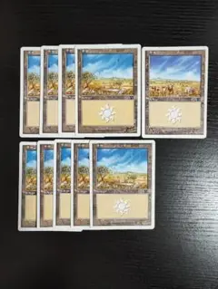 基本土地 平地 Plain 10枚セット Tom Wanerstrand