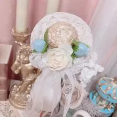 ドール用ミニ麦わら帽子￤(MDD MSD 幼SD)