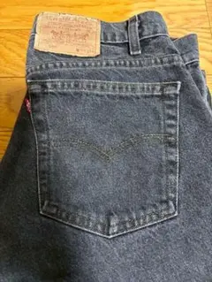 USA製　90年前半　先染めブラックジーンズ　Levi's