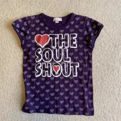 ENCHANTE ハート柄 Tシャツ 140