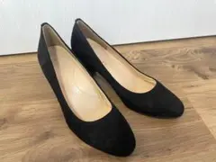 断捨離最終Sale価格☆未使用☆スエード調 パンプス ブラック 靴