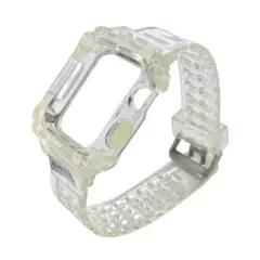 Apple Watch バンド アップル ウォッチ クリア 42mm 44mm