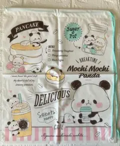 【新品】もちもちパンダ ビニール ショッピング袋 巾着 袋 バッグ