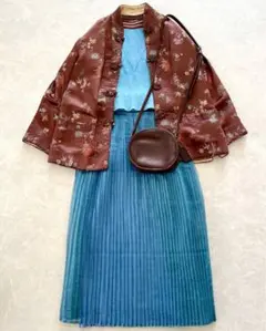 Vintage リバーシブル チャイナ ジャケット ブルゾン