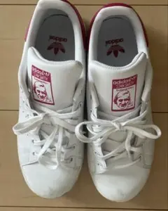 adidas Stan Smith ホワイト/ピンク スニーカー 23.0