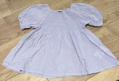 petitmainラベンダー　シャーリングトップス110