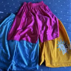 カラフル バスケットボールパンツ 3点セット 140cm