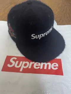 Supreme ウールキャップ 黒
