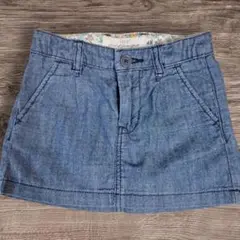 【美品◇即購入OK】H&M　2～3才　100 デニムスカート ひざ上　ミニ