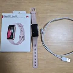 【値下げ】HUAWEI Band 8 ピンク 本体 充電ケーブル付き