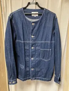 アーノルドパーマー ノーカラーデニムジャケット